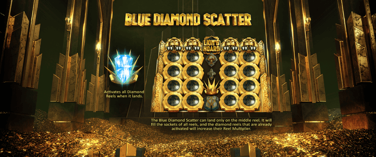 Blue Diamond Scatter image