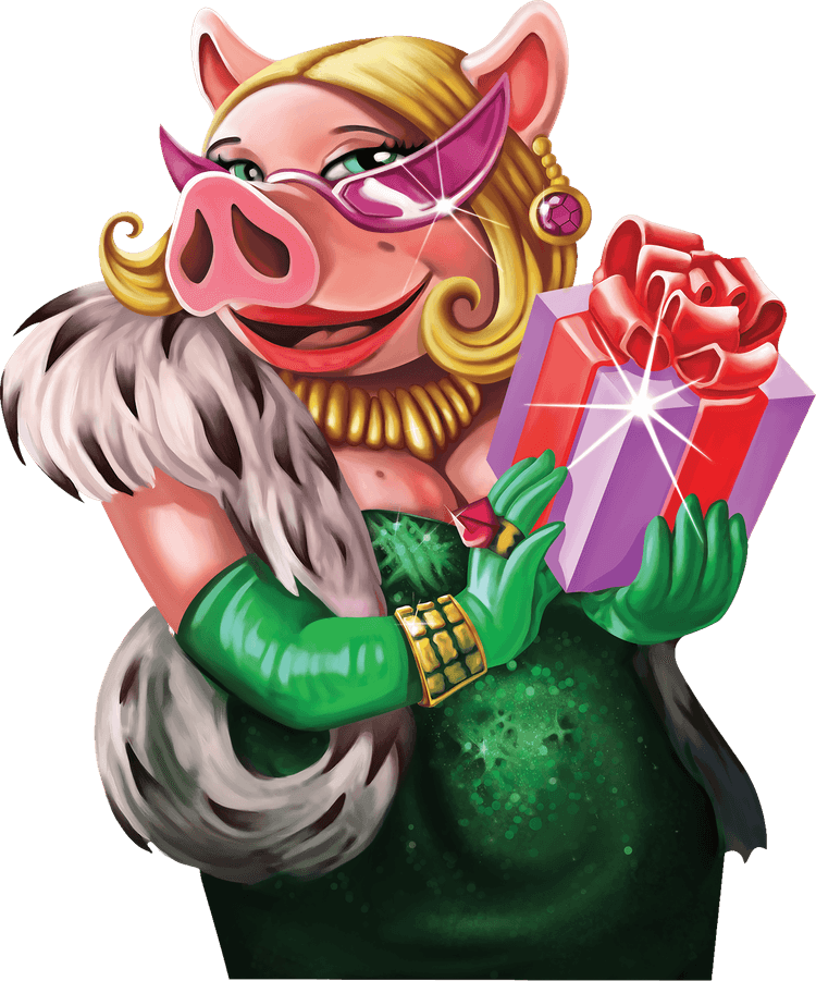 Hold and Respin — Lady Pig image